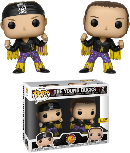 Funko Bullet Club POP WWE The Young Bucks Matt Nick Jackson 