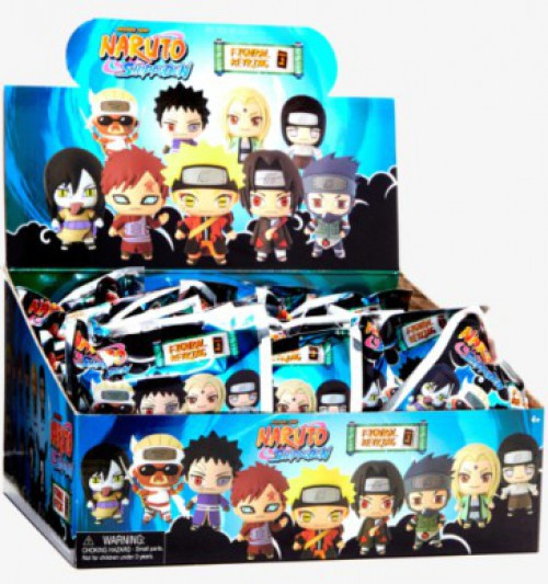 3D Figural Keyring Naruto Shippuden Series 6 Mystery Pack (1 RANDOM Figure)  