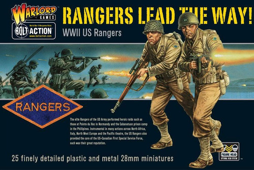 Bolt Action WWII Wargame Allies Rangers Lead The Way Miniatures WWII US ...