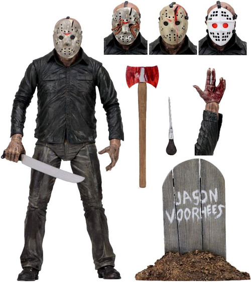 NECA Friday The 13th Jason Voorhees 7 Cult Classics Action Figure Toy Box  Gift