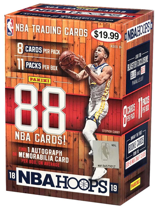 NBA Panini 2018-19 Hoops Basketball Trading Card BLASTER Box 11