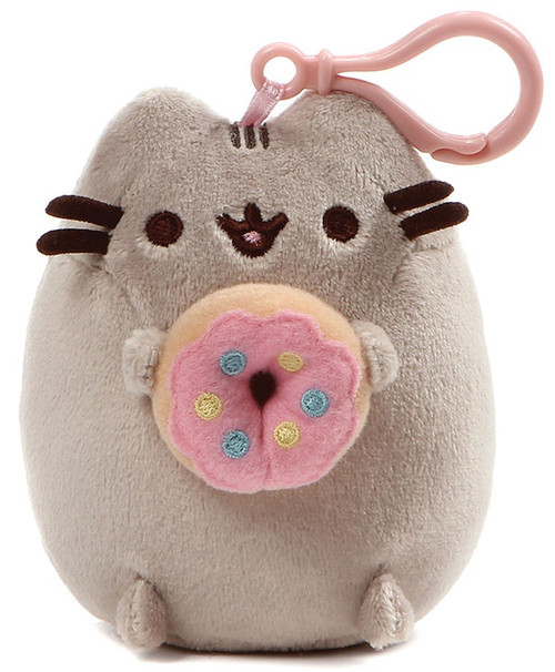 Pusheen Donut Clip on Plush Gund ToyWiz
