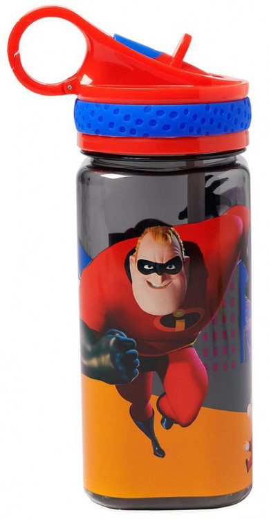 Disney Pixar Toy Story 4 Water Bottle with Built-In Straw