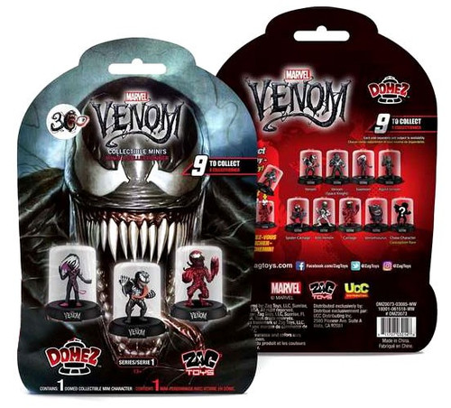 Domez Marvel Venom Mystery Pack 1 RANDOM Figure Zag Toys - ToyWiz
