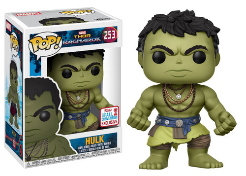 Funko Marvel Thor Ragnarok POP Marvel Hulk Exclusive Vinyl Bobble Head 253  Casual, Damaged Package - ToyWiz