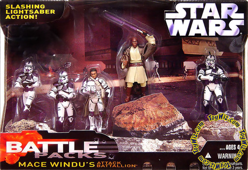 Star Wars Clone Wars Battle Pack Mace Windus Attack Star Wars Clone Wars Battle Pack Mace Windus Attack