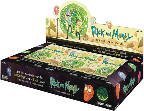Rick Morty Season 2 Trading Cards Box 24 Packs Cryptozoic