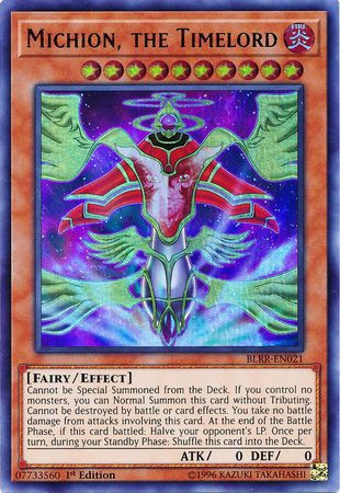 YuGiOh Battles of Legend Relentless Revenge Single Card Ultra Rare Michion,  the Timelord BLRR-EN021 - ToyWiz