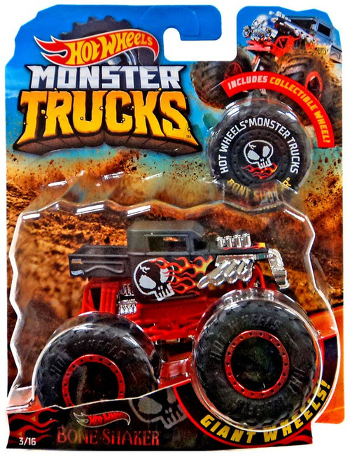 Hot Wheels Monster Trucks Bone Shaker 164 Die-Cast Car Collectible