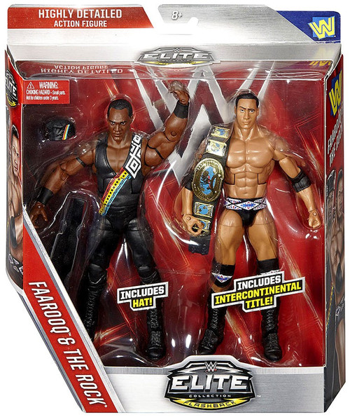 WWE Wrestling Battle Pack Flashback Faarooq The Rock Exclusive 6