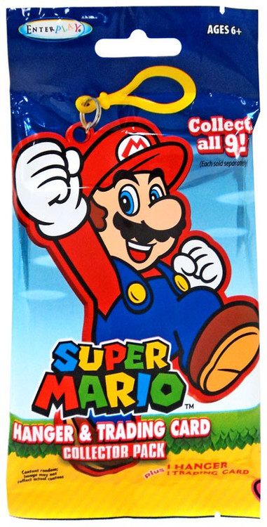 Super Mario Hanger Trading Card Collector Pack Enterplay - ToyWiz