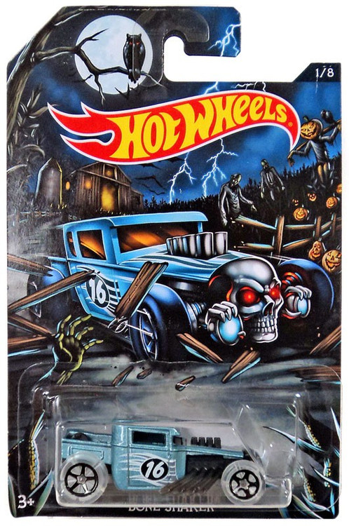 Hot Wheels Happy Halloween Bone Shaker 164 Diecast Car 18 Mattel