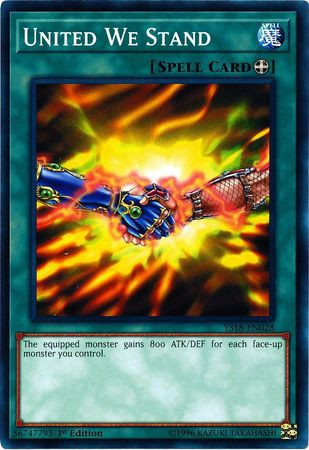 YuGiOh Starter Deck Codebreaker Single Card Common United We Stand YS18 ...