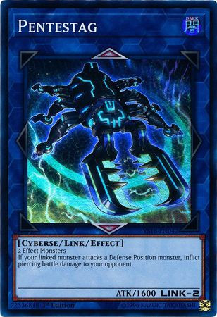 YuGiOh Starter Deck Codebreaker Single Card Super Rare Pentestag YS18-EN042 - ToyWiz YuGiOh Starter Deck Codebreaker Single Card Super Rare Pentestag YS18-EN042 - ToyWiz