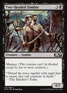 mtgcoreset2019twoheadedzombie_