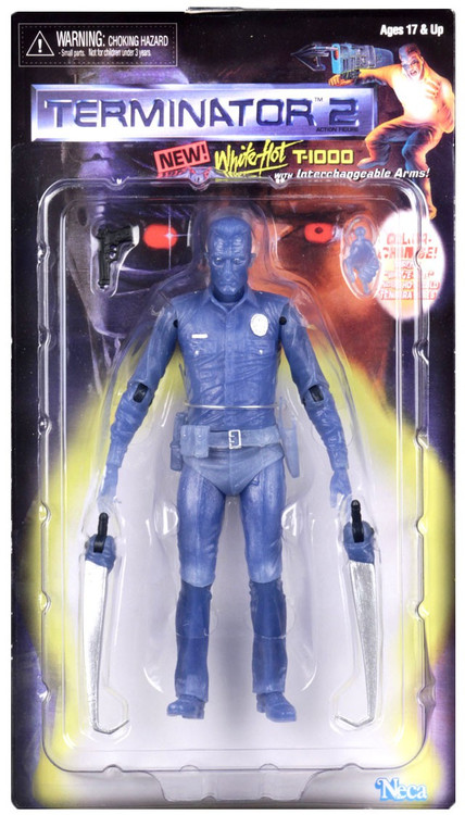 NECA Terminator Judgment Day Kenner Tribute White Hot T-1000