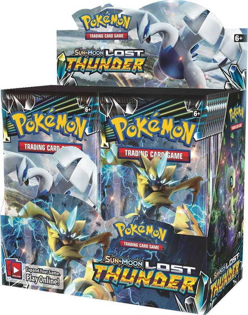 Pokemon Sun Moon Lost Thunder Booster Box 36 Packs Pokemon USA - ToyWiz Pokemon Sun Moon Lost Thunder Booster Box 36 Packs Pokemon USA - ToyWiz