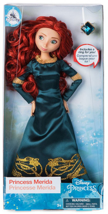 Disney Princess Classic Princess Merida Exclusive 11.5 Doll With Ring - ToyWiz