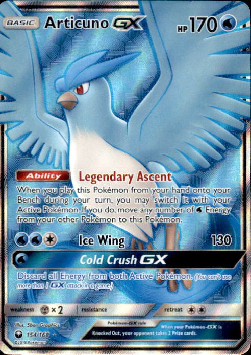 Articuno GX #31 Prices, Pokemon Celestial Storm