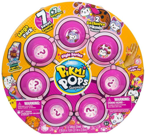 Pikmi Pops Surprise Style Series Coconut Mega Pack 7 Plush 7