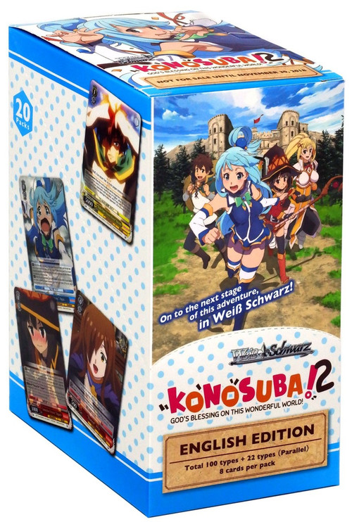 weiss schwarz no game no life booster box Weiss Schwarz TCG Oshi No Ko Volume 2 Sealed 12 Pack Booster Box English 1st Ed