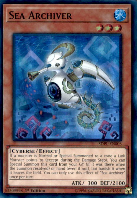 yugioh powercode link structure deck card list Single Super Rare Sea Archiver SDPL-EN003 You can Tribute 1 monster this card points to Structure Deck: Powercode Link -