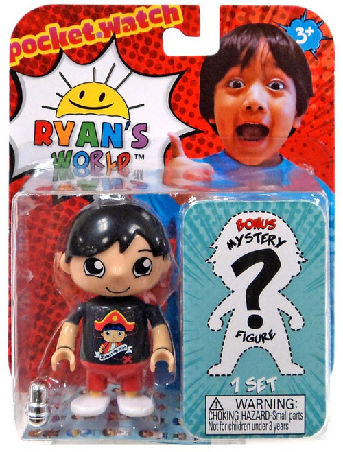 Ryans World Ryan Black Shirt Mystery 3 Action Figure 2-Pack Pocket