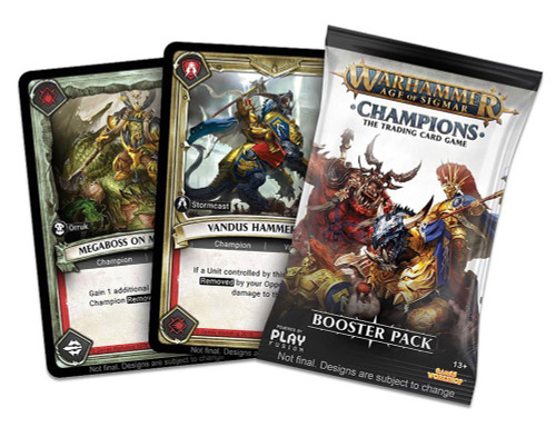 warhammer age of sigmar champions booster box Warhammer Age of Sigmar Champions Trading Card Game Booster Pack [13 Cards]