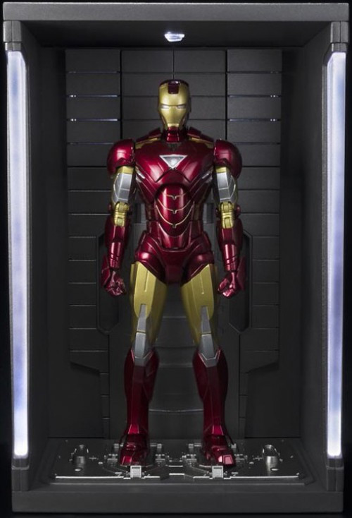 Marvel S.H.Figuarts Iron Man Mark VI Hall Of Armor Set 5.9 Action