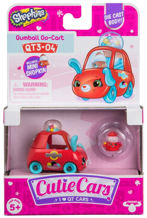 Shopkins Cutie Cars Gumball Go-Kart Figure Pack QT3-04 Moose Toys