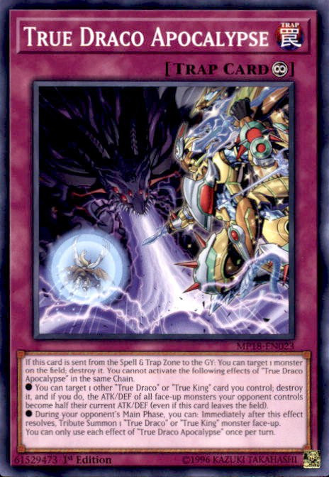 Yugioh 2018 Mega Tin Mega Pack Single Card Common True Draco Apocalypse Mp18 En023 Toywiz - roblox apocalypse rising legacy codes 2017