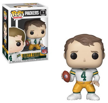 Funko NFL Green Bay Packers POP Football Brett Favre Vinyl Figure