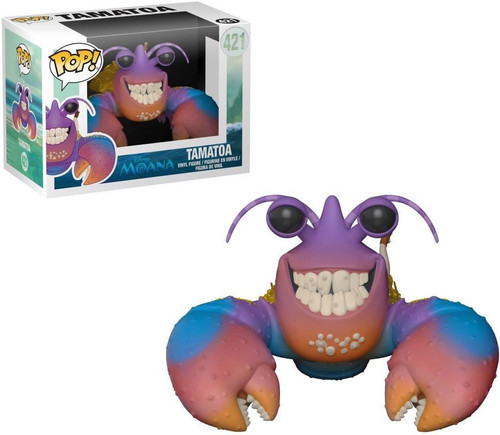 虹*し様 Funko Disney Moana Tamatoa Funko Disney Moana POP Disney Tamatoa Vinyl Figure 421 Damaged