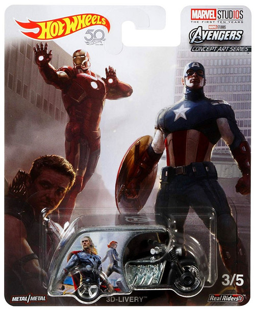 Hot Wheels Marvel Studios Concept Art 5種 Hot Wheels Marvel Studios Concept Art Series Set of 5 Cars