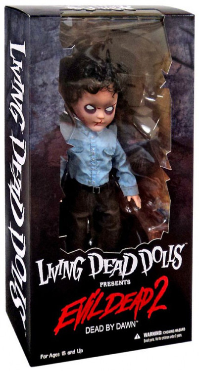 Living Dead Dolls Evil Dead 2 Deadite Ash 10 Doll Mezco Toyz - ToyWiz