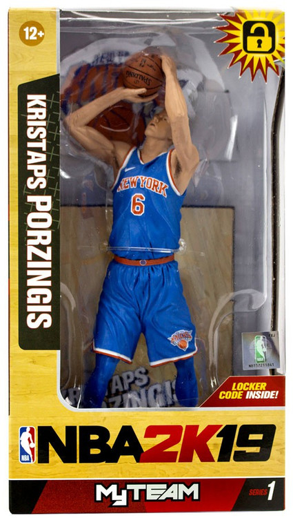 Mcfarlane Toys Nba Series 29 Kristaps Porzingis New York Knicks Collectible Action Figure