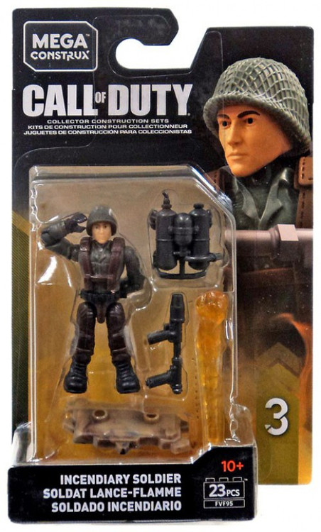 Call of Duty Specialists Series 3 Incendiary Soldier Mini Figure Mega ...