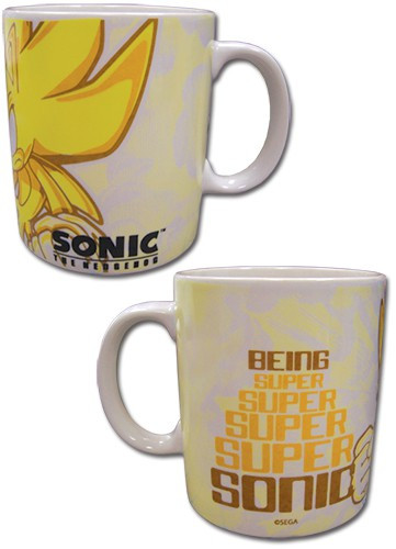 Sonic The Hedgehog Super Sonic Mug GE Animation - ToyWiz