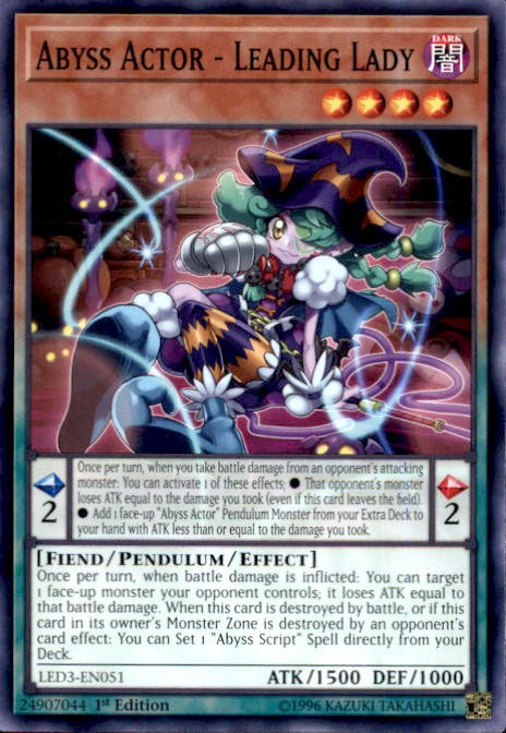 yugioh abyss actor cards Complete Custom Deck for Yu-Gi-Oh! ARC-V Place 1 Abyss Actor Pendulum Monster from your Deck in your Pendulum Zone YU-GI-OH! - Abyss Actor -