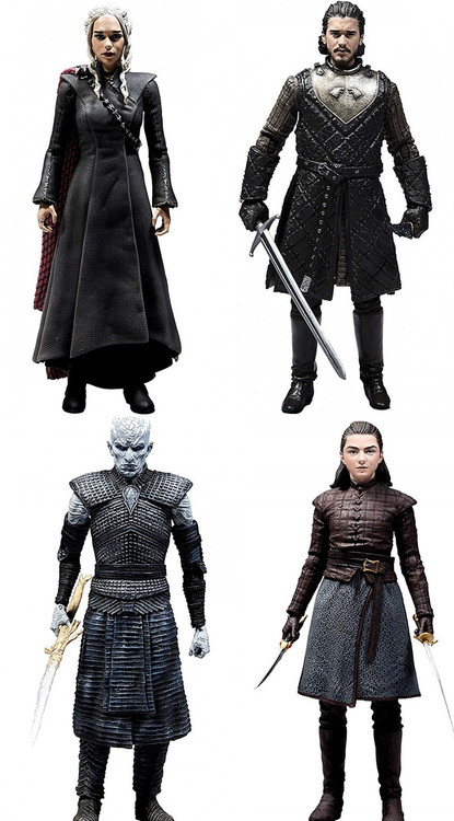 McFarlane Toys Game of Thrones Daenerys, Snow, Night King Arya