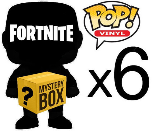 Funko Fortnite Fortnite Mystery Box Lot Of 6 Funko Pop Vinyl Figures Completely Random No Duplicates Per Box Toywiz