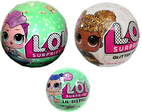 LOL Surprise Series 2 Miss Punk, Lil Sister Glitter BUNDLE of 3 Mystery  Packs MGA Entertainment - ToyWiz