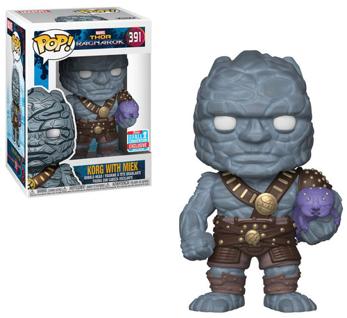 Funko Marvel Thor Ragnarok POP Marvel Korg Exclusive Vinyl Figure 391 with  Miek - ToyWiz
