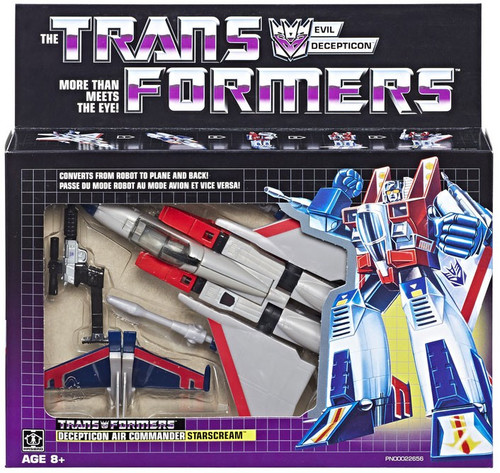 Transformers Gen 1 2018 Reissue Starscream Exclusive Action