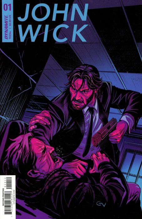 Dynamite Entertainment John Wick Comic Book 1 2nd Printing ...