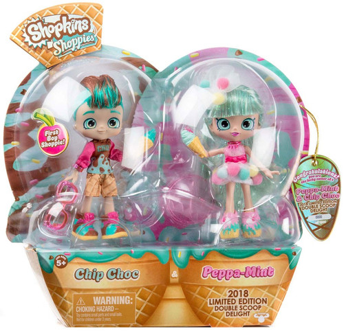 Shopkins Shoppies Peppa Mint Chip Choc Double Scoop Delight