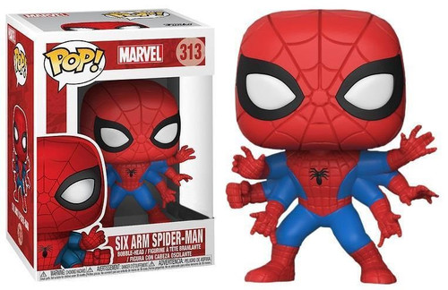 Funko Marvel POP Marvel Six Arm Spider-Man Exclusive Vinyl Bobble Head 313  - ToyWiz