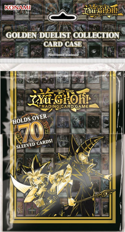 yugioh golden duelist collection card sleeves YuGiOh Golden Duelist Deck Box [Holds Over 70 Sleeved Cards]
