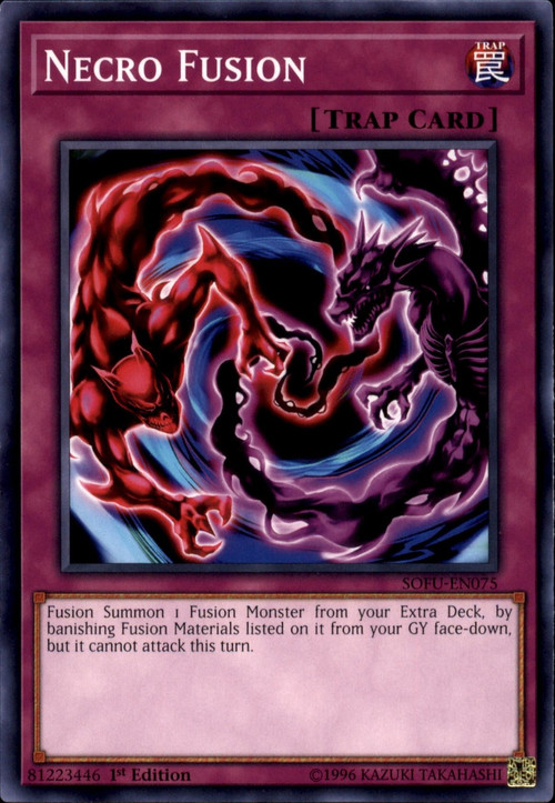 Yu-Gi-Oh! Necrovalley Temple – Karte SOFU-EN068 Rare, Aus Soul Fusion Unlimited Edition