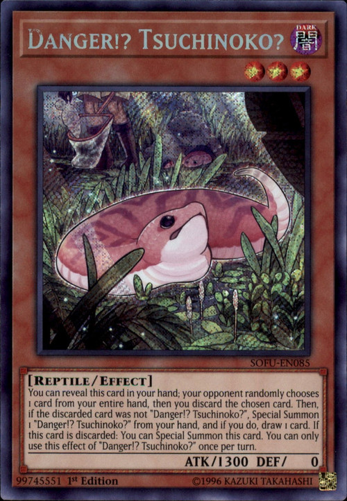 Free Home Phone Service >> YuGiOh Soul Fusion Single Card Secret Rare Danger Tsuchinoko SOFU-EN085 - ToyWiz Free Home Phone Service >> YuGiOh Soul Fusion Single Card Secret Rare Danger Tsuchinoko SOFU-EN085 - ToyWiz